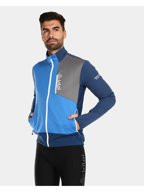 Kilpi Pánska bežecká bunda Kilpi NORDIM-M Tmavomodrá