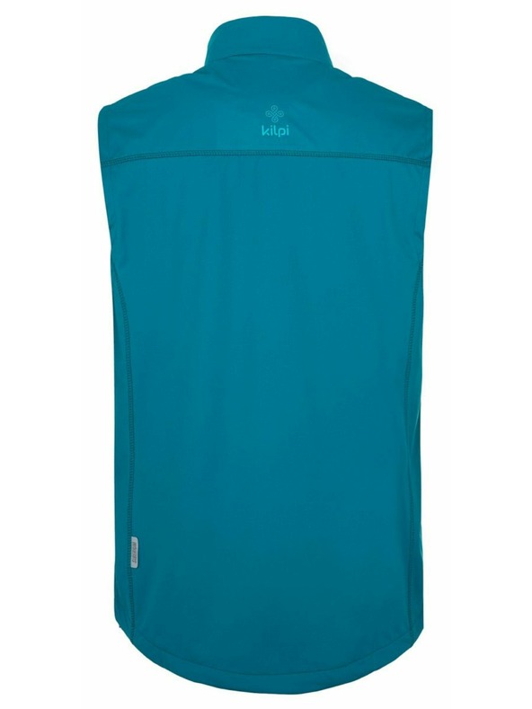 Kilpi Pánska softshellová vesta Kilpi RIELLO-M Tyrkysová