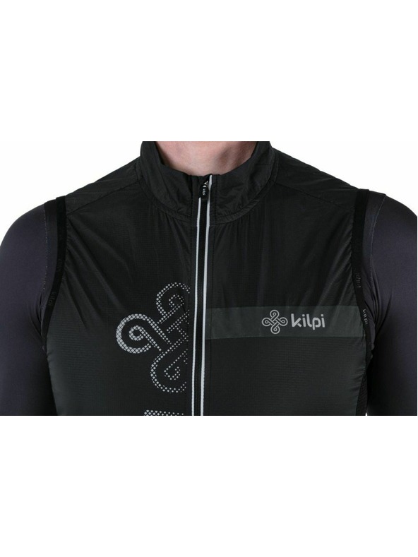 Kilpi Pánska cyklistická vesta Kilpi FLOW-M Čierna