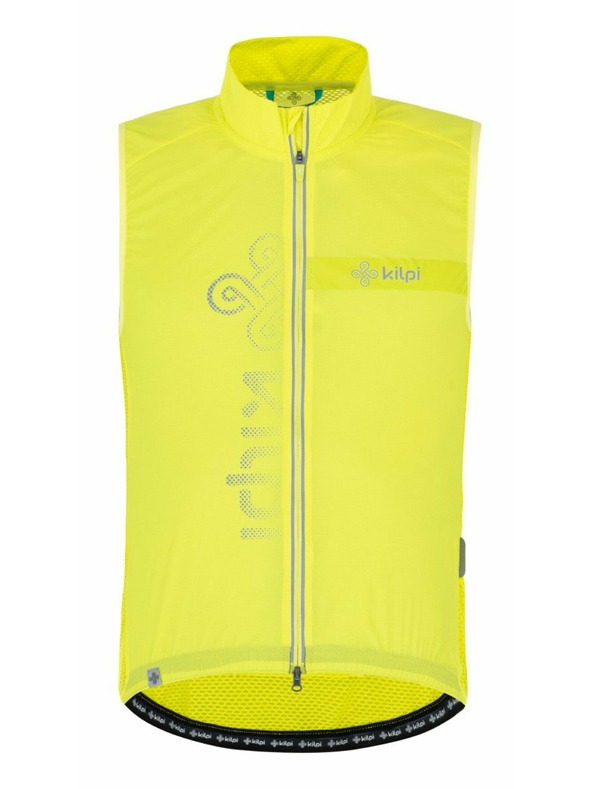 Kilpi Pánska cyklistická vesta Kilpi FLOW-M Svetlo zelená