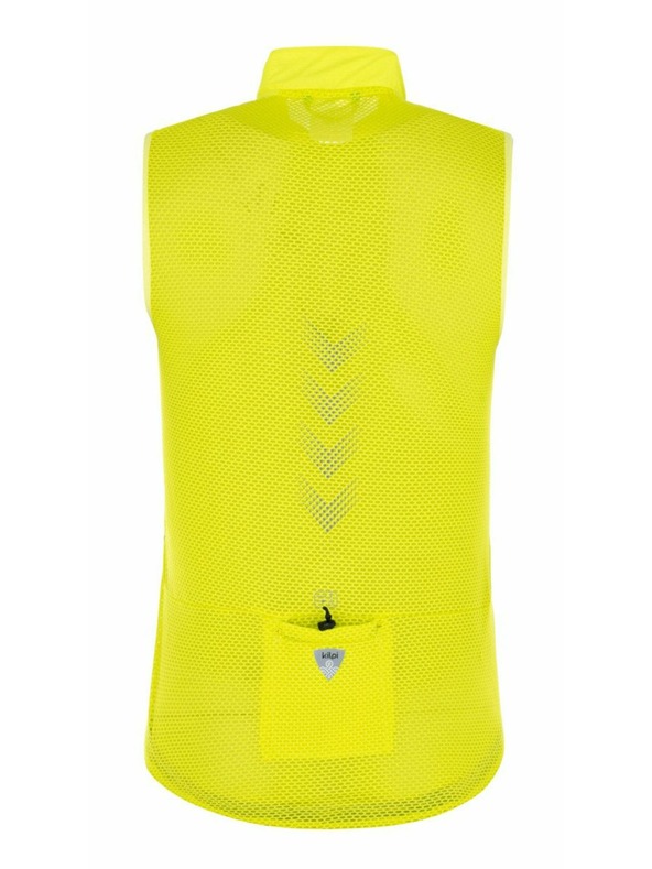 Kilpi Pánska cyklistická vesta Kilpi FLOW-M Svetlo zelená