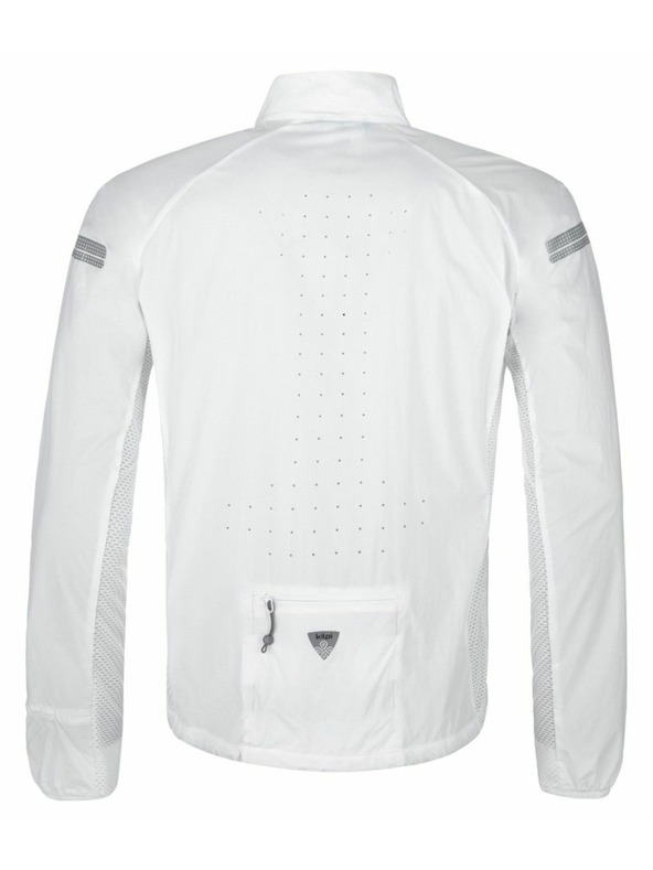 Kilpi Pánska ľahká bežecká bunda Kilpi TIRANO-M Biela