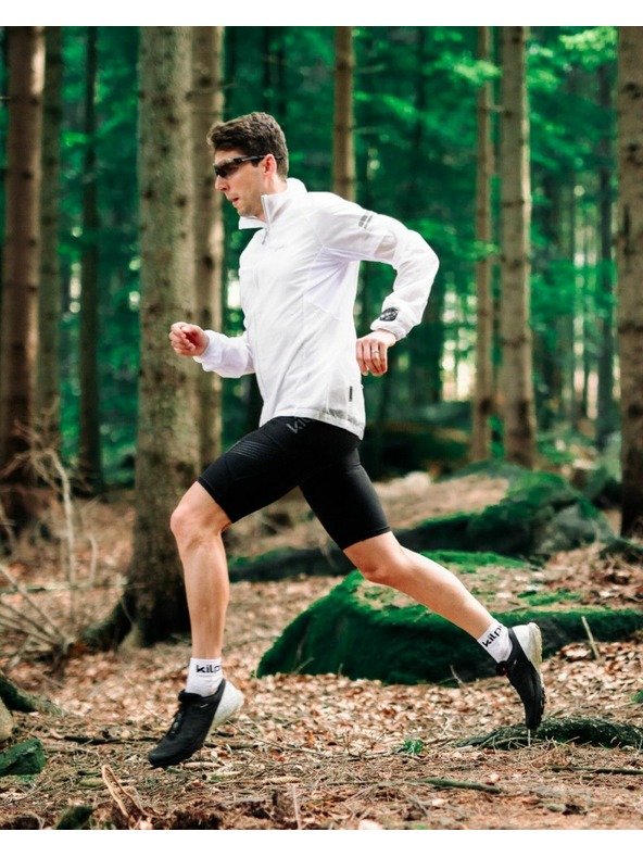 Kilpi Pánska ľahká bežecká bunda Kilpi TIRANO-M Biela