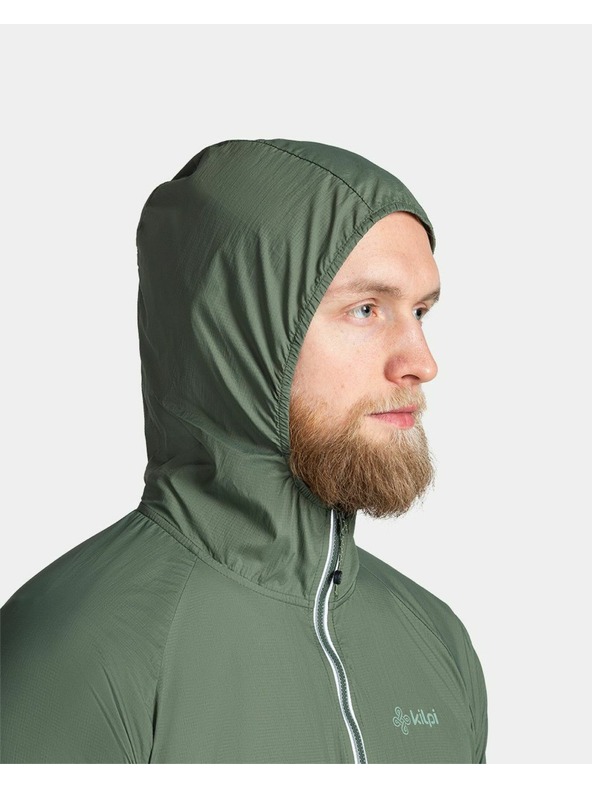 Kilpi Pánska outdoorová a bežecká vetrovka Kilpi ROSA-M Tmavo zelená