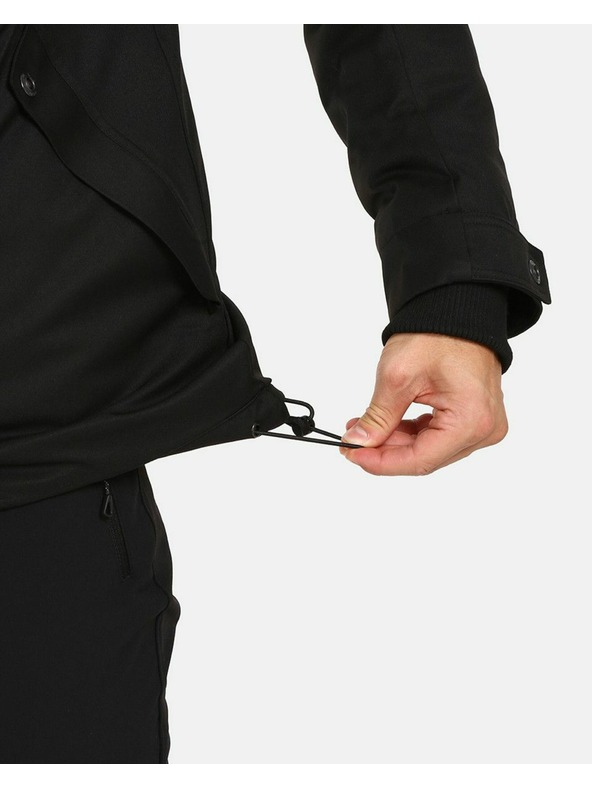 Kilpi Pánska zimná zateplená bunda Kilpi ALPHA-M Čierna