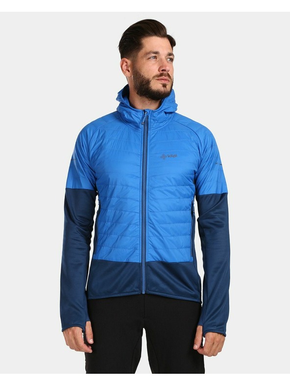 Kilpi Pánska zateplená mikina Kilpi GARES-M Modrá