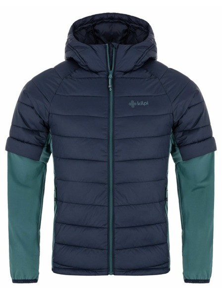 Kilpi Pánska zateplená športová bunda Kilpi VERONS-M Tmavo zelená