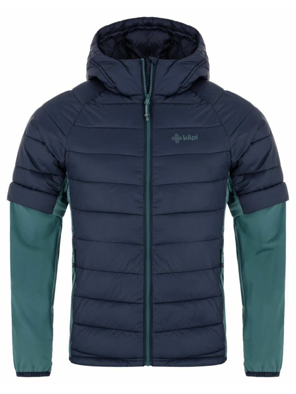 Kilpi Pánska zateplená športová bunda Kilpi VERONS-M Tmavo zelená