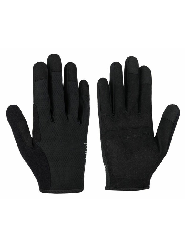 Kilpi Unisex cyklistické rukavice Kilpi FINGERS-U Čierna
