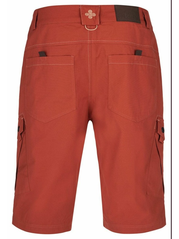Kilpi Pánske bavlnené kraťasy Kilpi BREEZE-M Tmavočervená