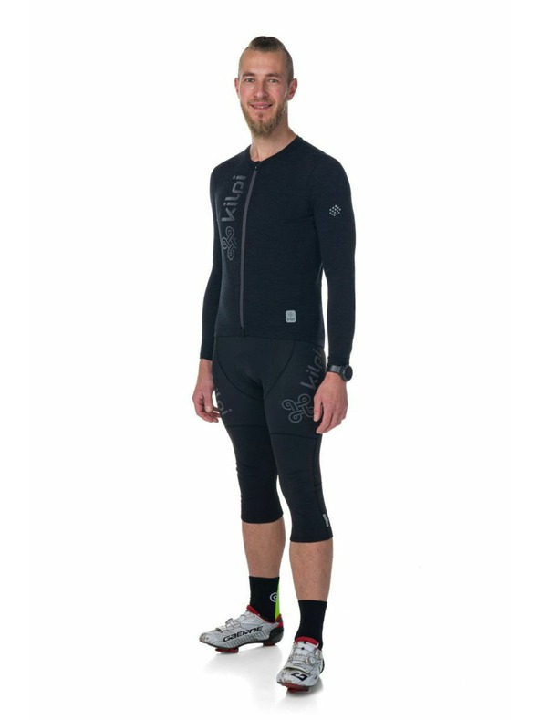 Kilpi Pánske 3/4 cyklistické legíny Kilpi ARENAL-M Čierna