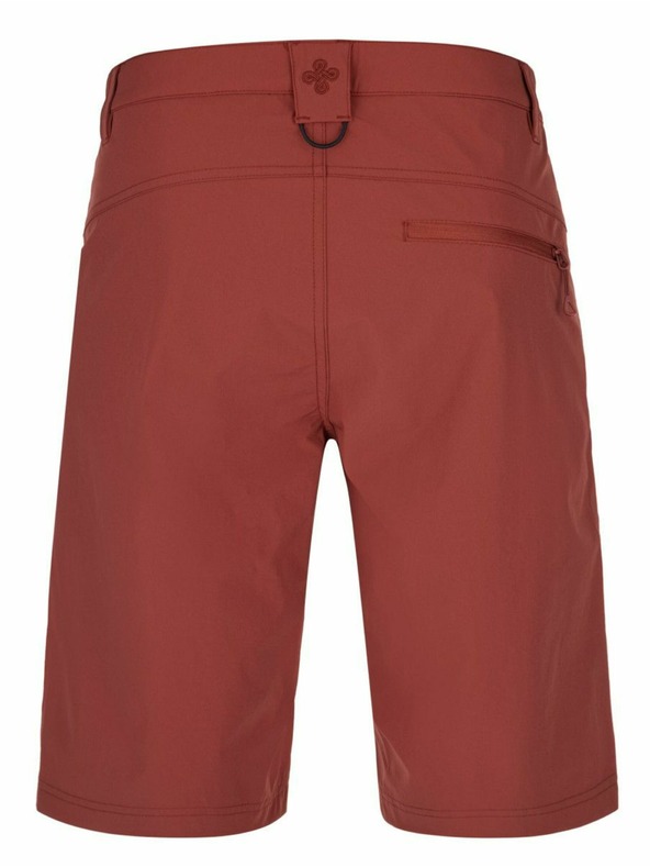 Kilpi Pánske outdoorové kraťasy Kilpi MORTON-M Tmavočervená