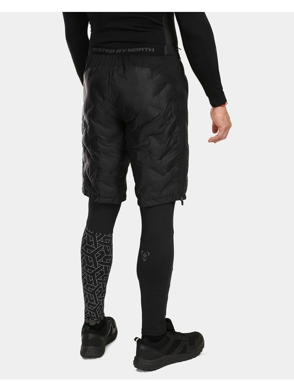 Kilpi Pánske zateplené krátke nohavice Kilpi FANCY-M Čierna