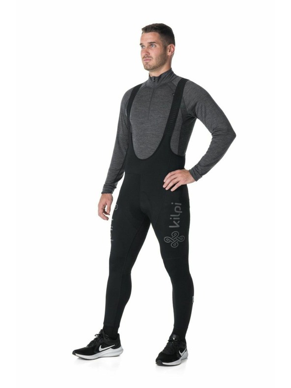 Kilpi Pánske cyklistické legíny Kilpi VALLEY-M Čierna
