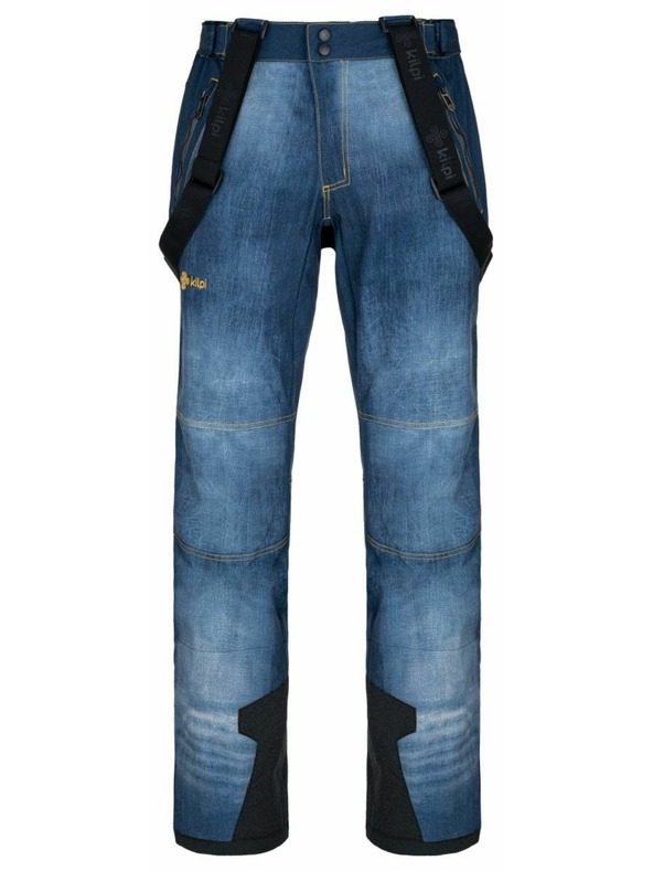 Kilpi Pánske softshellové lyžiarske nohavice Kilpi JEANSO-M Dark Blue