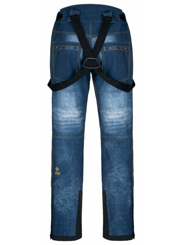 Kilpi Pánske softshellové lyžiarske nohavice Kilpi JEANSO-M Dark Blue