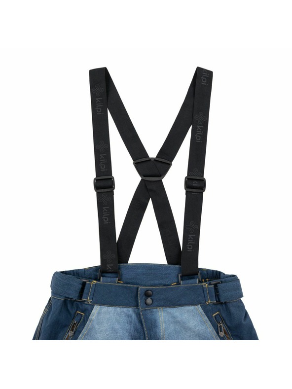 Kilpi Pánske softshellové lyžiarske nohavice Kilpi JEANSO-M Dark Blue