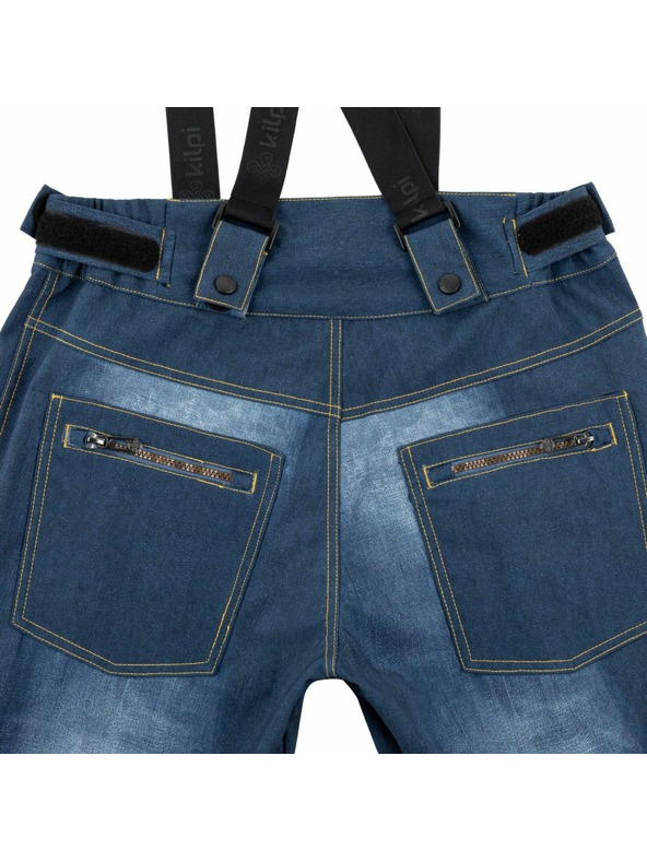 Kilpi Pánske softshellové lyžiarske nohavice Kilpi JEANSO-M Dark Blue
