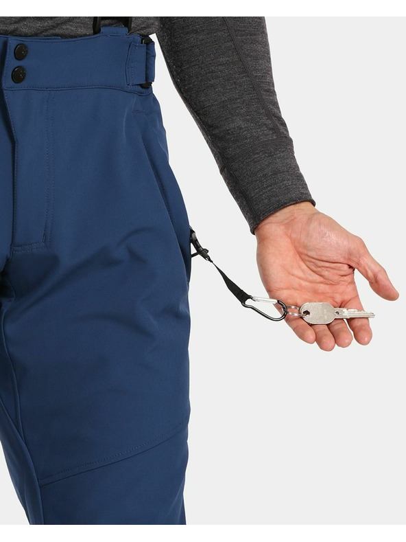 Kilpi Pánske softshellové lyžiarske nohavice Kilpi RHEA-M Dark Blue