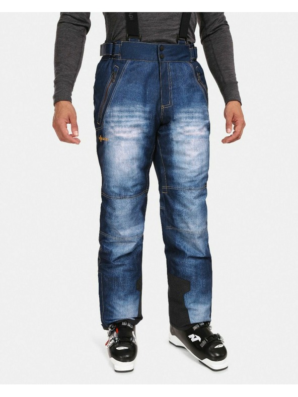 Kilpi Pánske lyžiarske nohavice Kilpi DENIMO-M Tmavo modrá