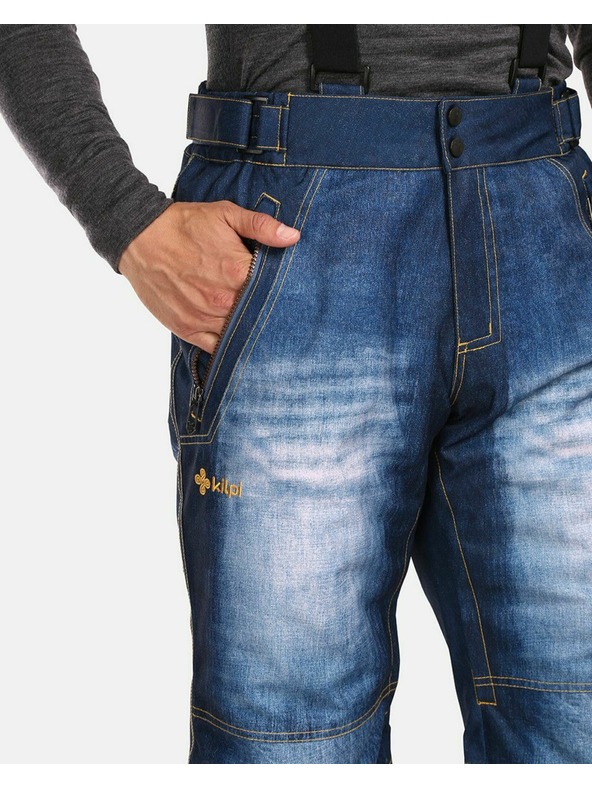 Kilpi Pánske lyžiarske nohavice Kilpi DENIMO-M Tmavo modrá