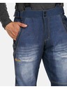 Kilpi Pánske softshellové lyžiarske nohavice Kilpi JEANSO-M Dark Blue