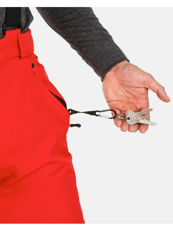 Kilpi Pánske lyžiarske nohavice Kilpi METHONE-M Červená