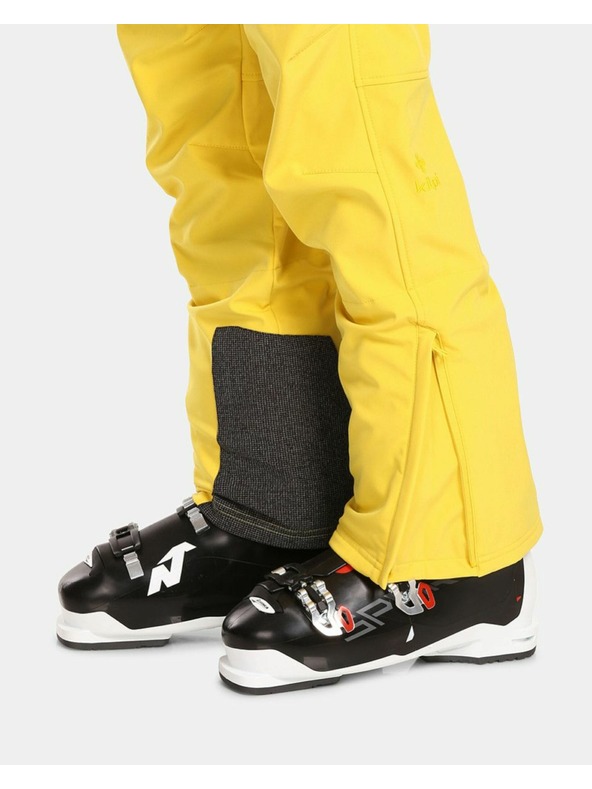 Kilpi Pánske softshellové lyžiarske nohavice Kilpi RHEA-M Žltá