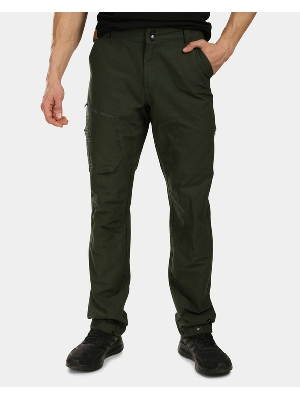 Kilpi Pánske outdoorové nohavice Kilpi JASPER-M Tmavozelená