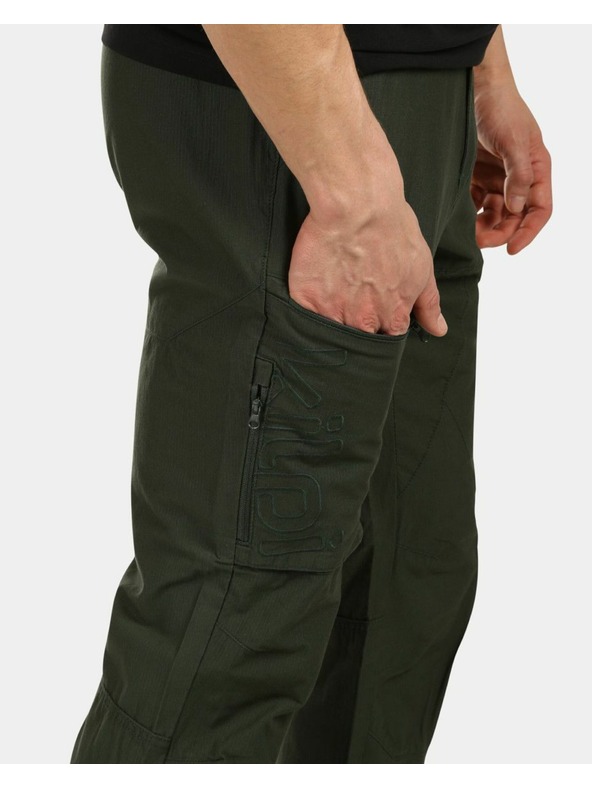 Kilpi Pánske outdoorové nohavice Kilpi JASPER-M Tmavozelená