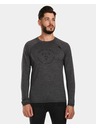 Kilpi Pánske termoprádlo s dlhým rukávom Kilpi MAVORA TOP-M Tmavo šedá
