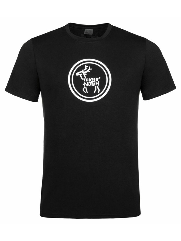 Kilpi Pánske tričko s krátkym rukávom Kilpi BRANDYS-M Čierna