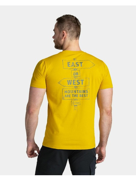 Kilpi Pánske bavlnené tričko Kilpi BANDE-M Zlatá