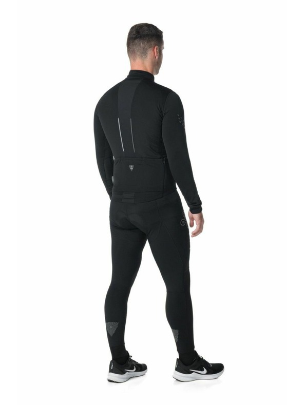 Kilpi Pánsky cyklistický dres s dlhým rukávom Kilpi CAMPOS-M Čierna