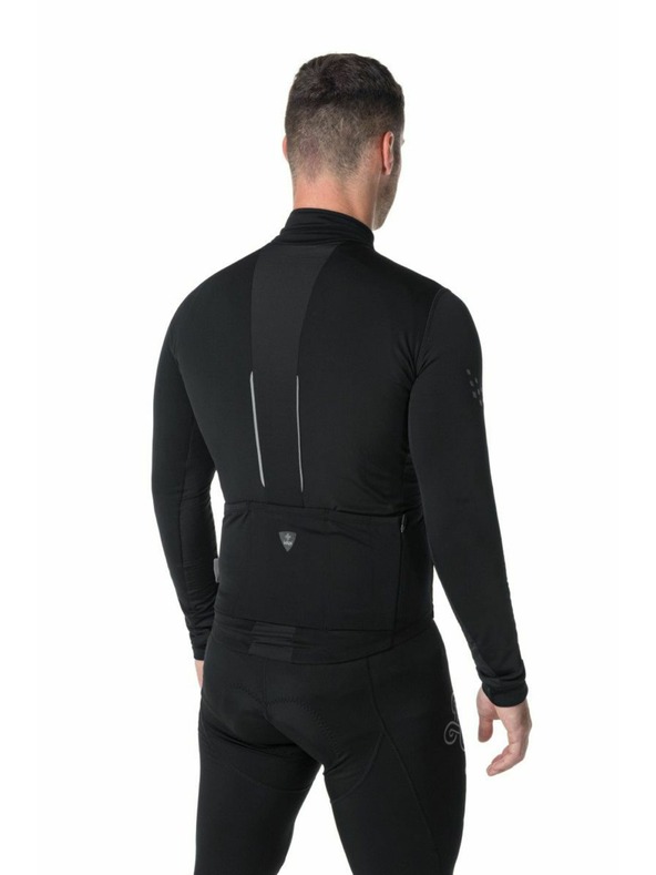 Kilpi Pánsky cyklistický dres s dlhým rukávom Kilpi CAMPOS-M Čierna