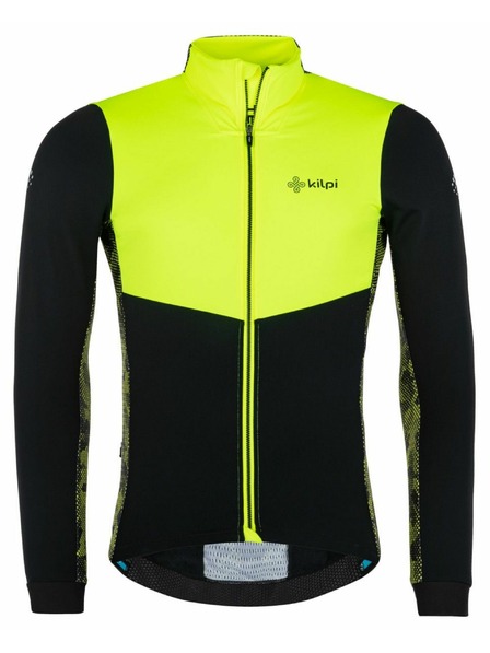 Kilpi Pánsky zateplený dres na bicykel Kilpi MOVETO-M Žltá