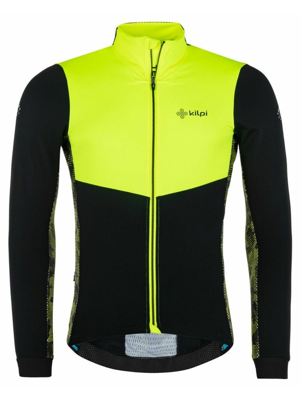 Kilpi Pánsky zateplený dres na bicykel Kilpi MOVETO-M Žltá