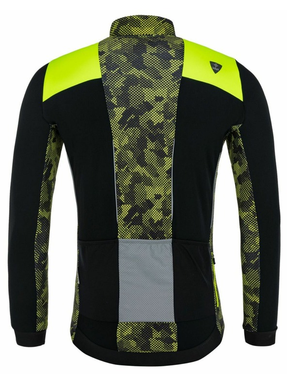 Kilpi Pánsky zateplený dres na bicykel Kilpi MOVETO-M Žltá