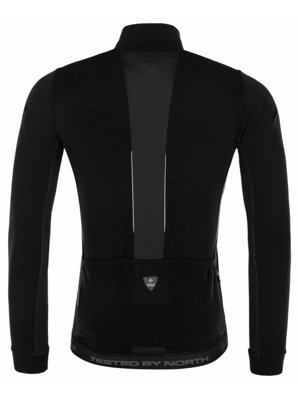 Kilpi Pánsky cyklistický dres s dlhým rukávom Kilpi CAMPOS-M Čierna