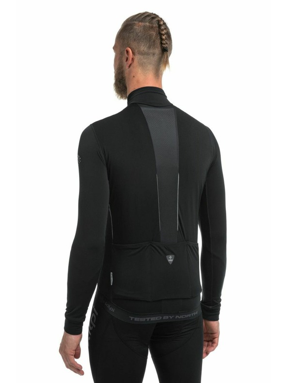Kilpi Pánsky cyklistický dres s dlhým rukávom Kilpi CAMPOS-M Čierna