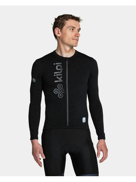 Kilpi Pánsky cyklistický dres s dlhým rukávom Kilpi SONET-M Tmavosivá