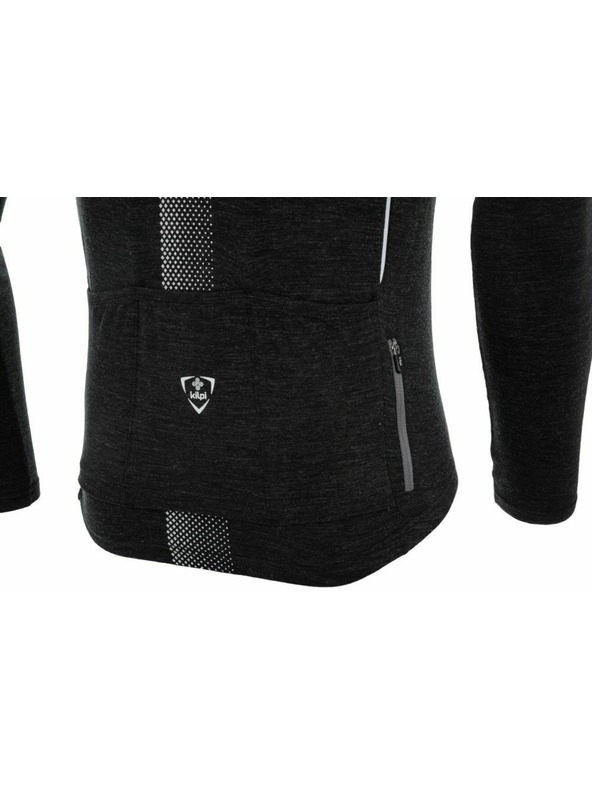 Kilpi Pánsky cyklistický dres s dlhým rukávom Kilpi SONET-M Tmavosivá