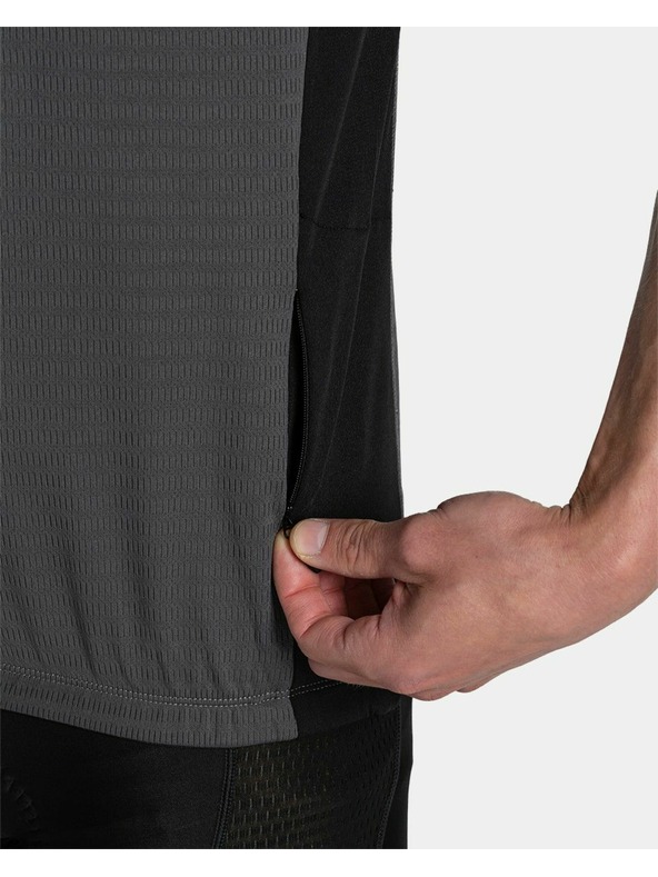 Kilpi Pánsky cyklistický dres Kilpi MELEDO-M Tmavosivá