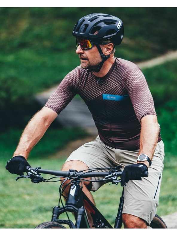 Kilpi Pánsky cyklistický dres Kilpi NERITO-M Tmavočervená