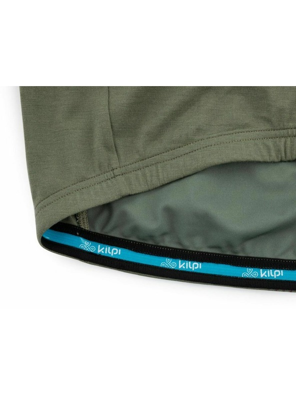 Kilpi Pánsky cyklistický dres z merino vlny Kilpi PETRANA-M Khaki