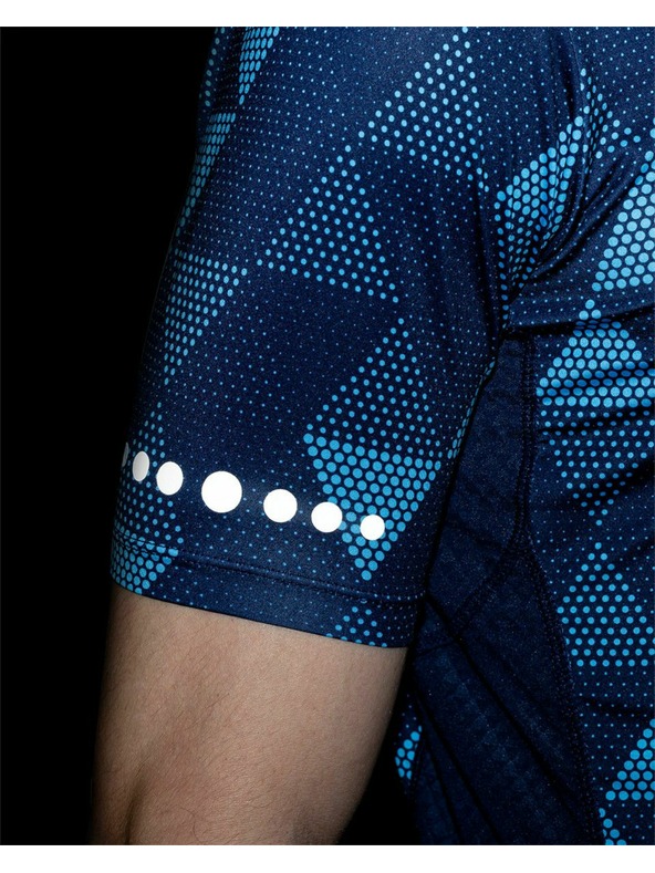 Kilpi Pánsky cyklistický dres Kilpi SALETTA-M Tmavo modrá