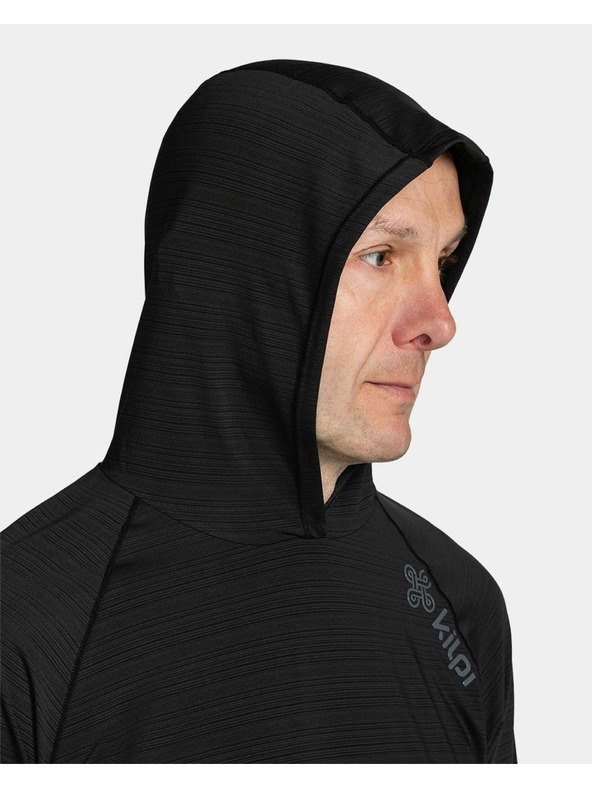 Kilpi Pánske funkčné tričko s dlhým rukávom Kilpi AILEEN-M Čierna