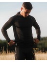 Kilpi Pánske funkčné tričko s dlhým rukávom Kilpi AILEEN-M Čierna