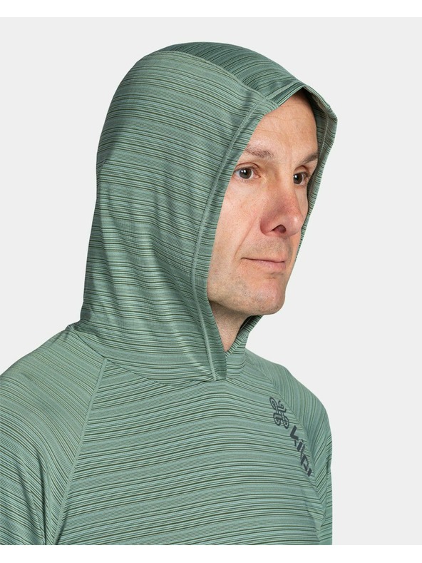 Kilpi Pánske funkčné tričko s dlhým rukávom Kilpi AILEEN-M Tmavo zelená