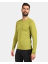Kilpi Pánske funkčné tričko s dlhým rukávom Kilpi SPOLETO-M Zelená